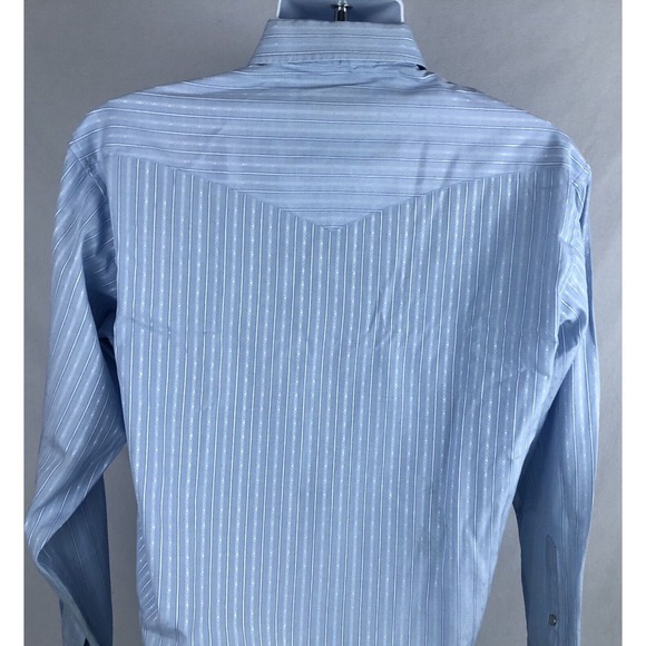 Panhandle Slim Mens Shirt Size 16-34 Pearl Snap Long Sleeve Rodeo Western Cowboy - Picture 5 of 9